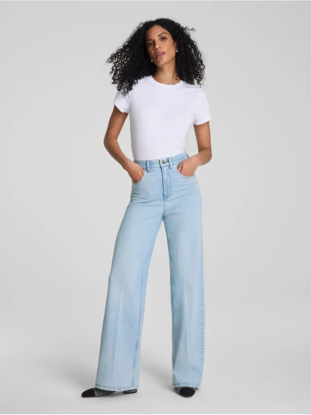 SPANXSHAPE AUTHENTIC 360 WIDE LEG JEANS